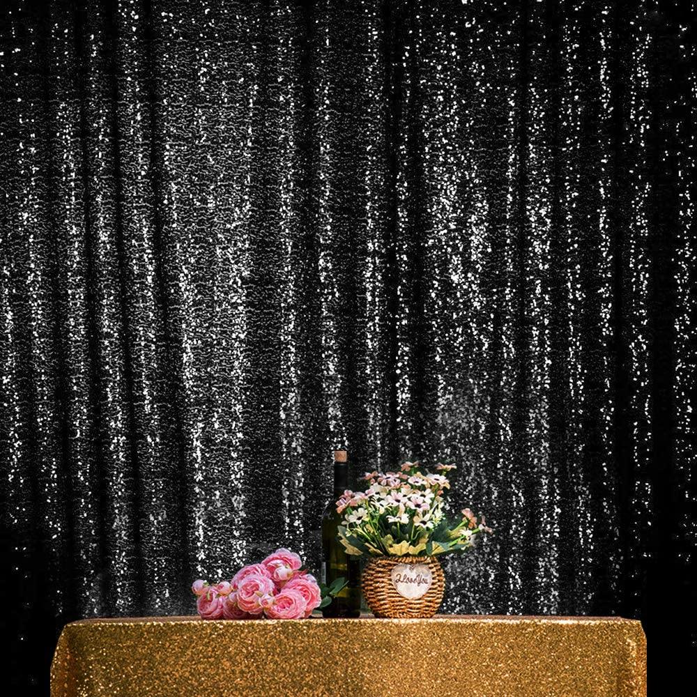 JYFLZQ Sequin Backdrop Curtain - Yunfan Home