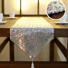 Load image into Gallery viewer, JYFLZQ Glitter Sequin Table Runner
